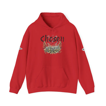 "Chosen &amp; Set Apart" Olive Leaf Graphic Pullover Hoodie — Unisex Sweatshirt
