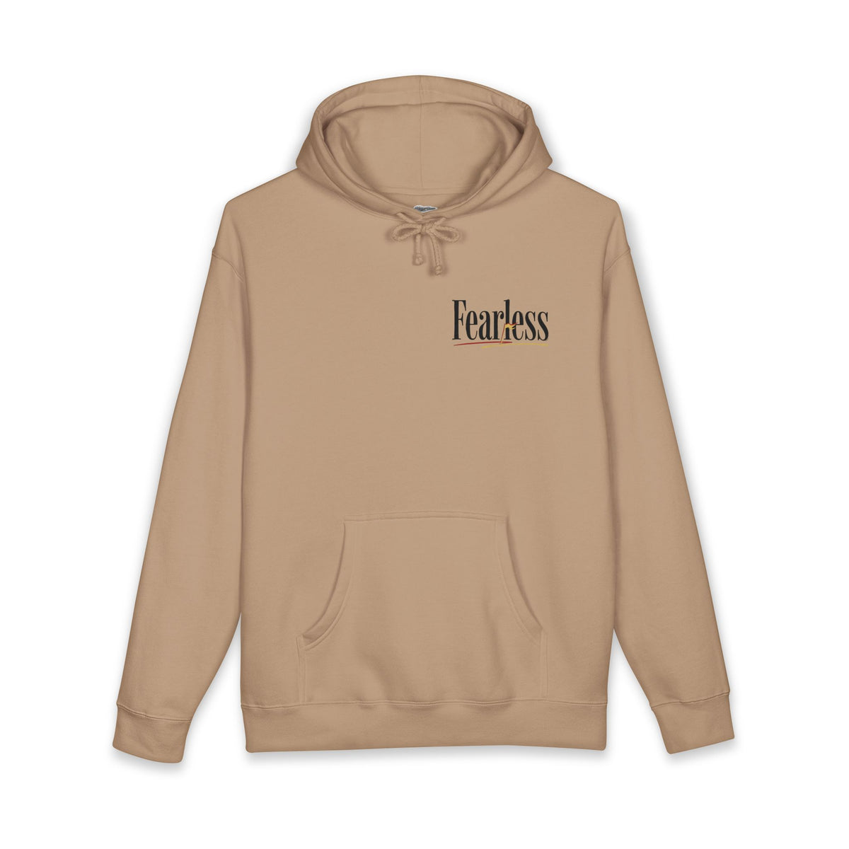 Fearless Script Graphic Hoodie — Unisex Pullover