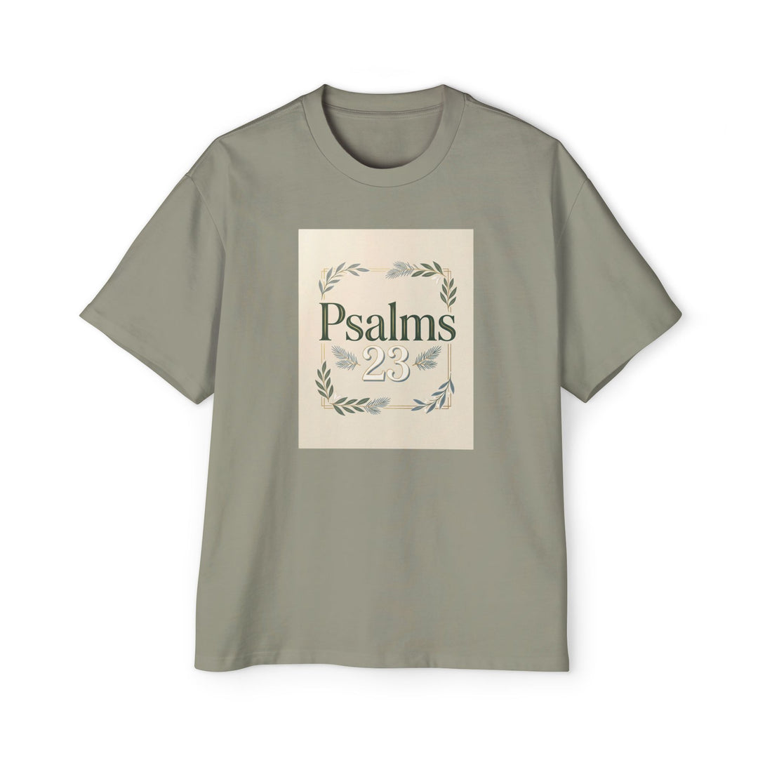 "Psalms 23" Oversized Graphic Tee — Men&