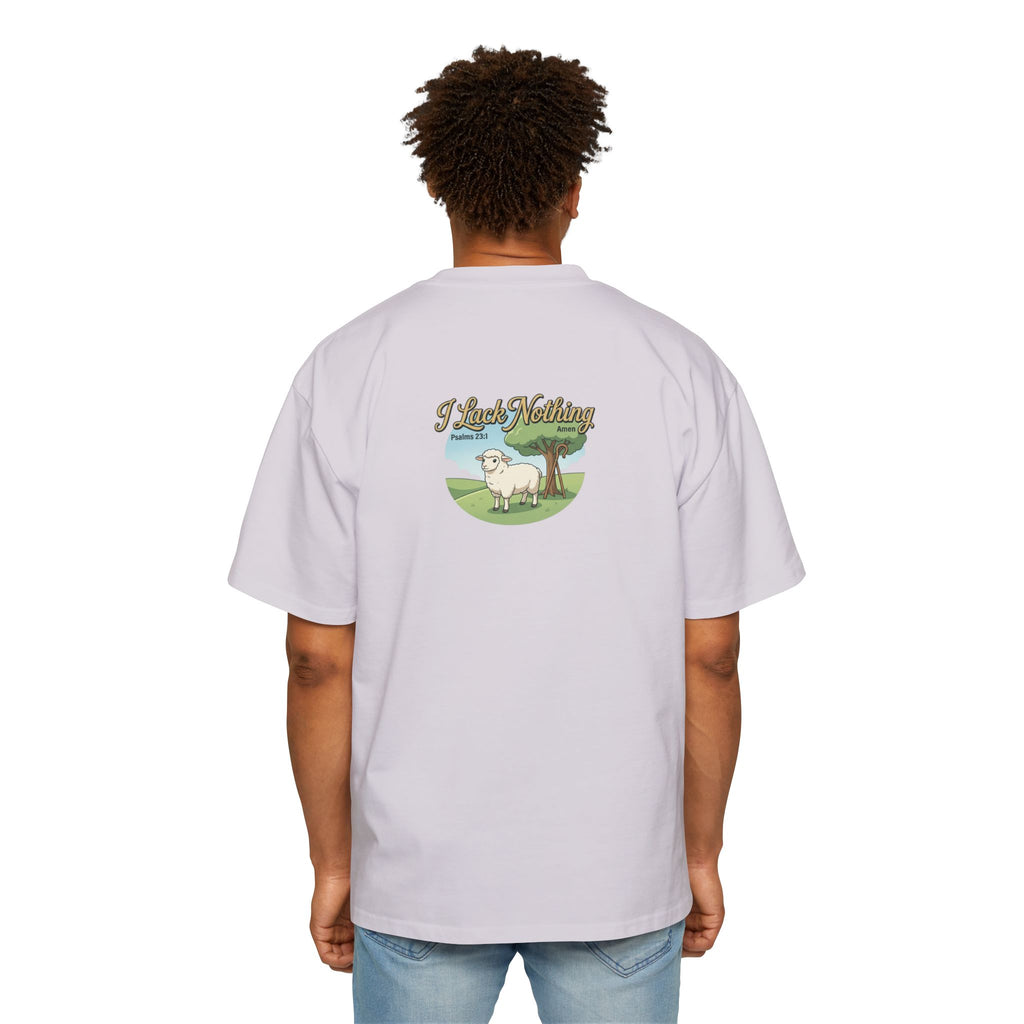 Christian Tee — "The Lord Is My Shepherd" Oversized Men’s T‑Shirt