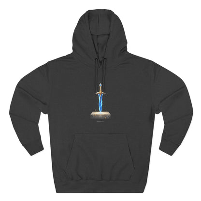 "Hebrews 4:12" Sword Graphic Pullover Hoodie — Unisex Fleece Sweatshirt