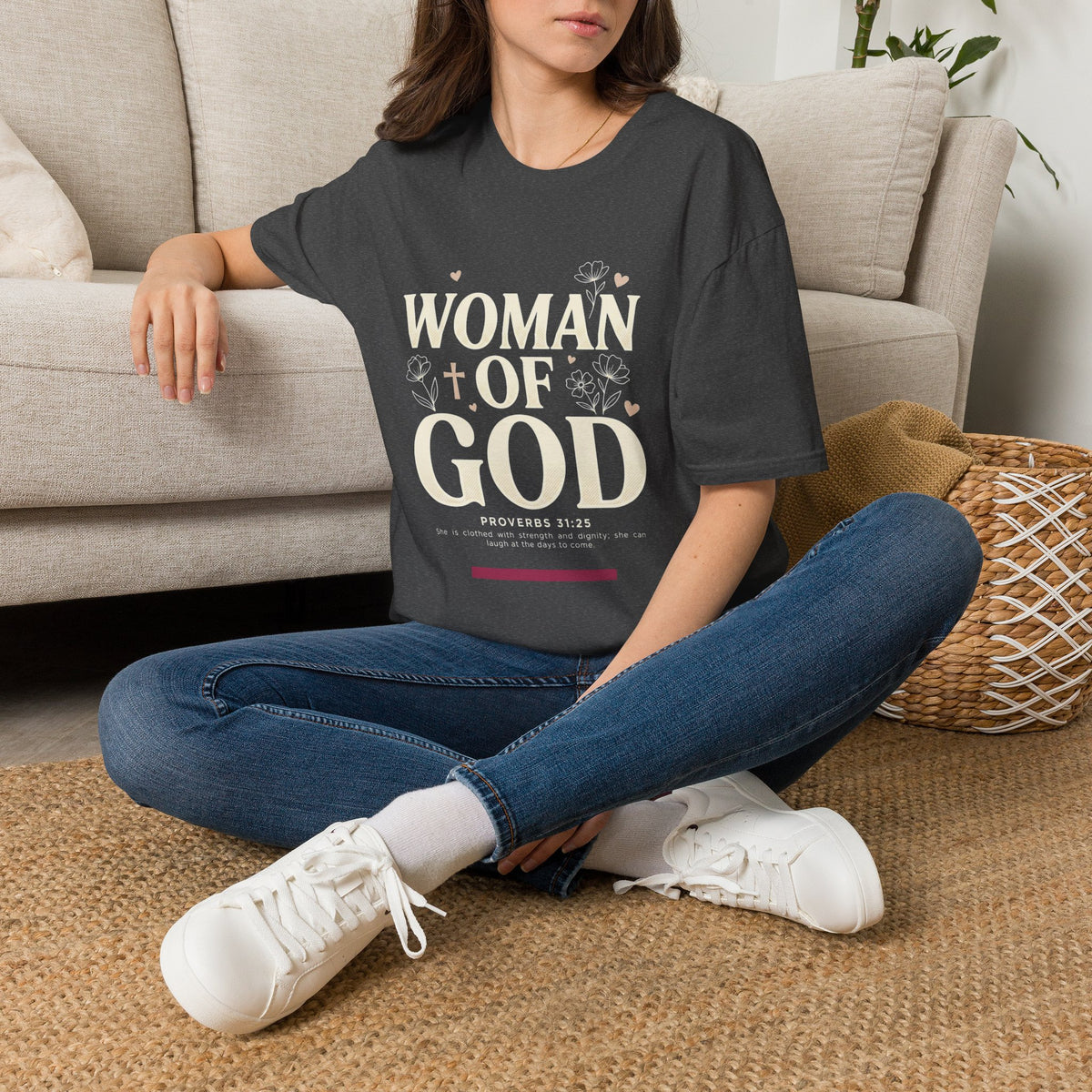 Woman of God Inspirational T-Shirt — LOVE Graphic Tee
