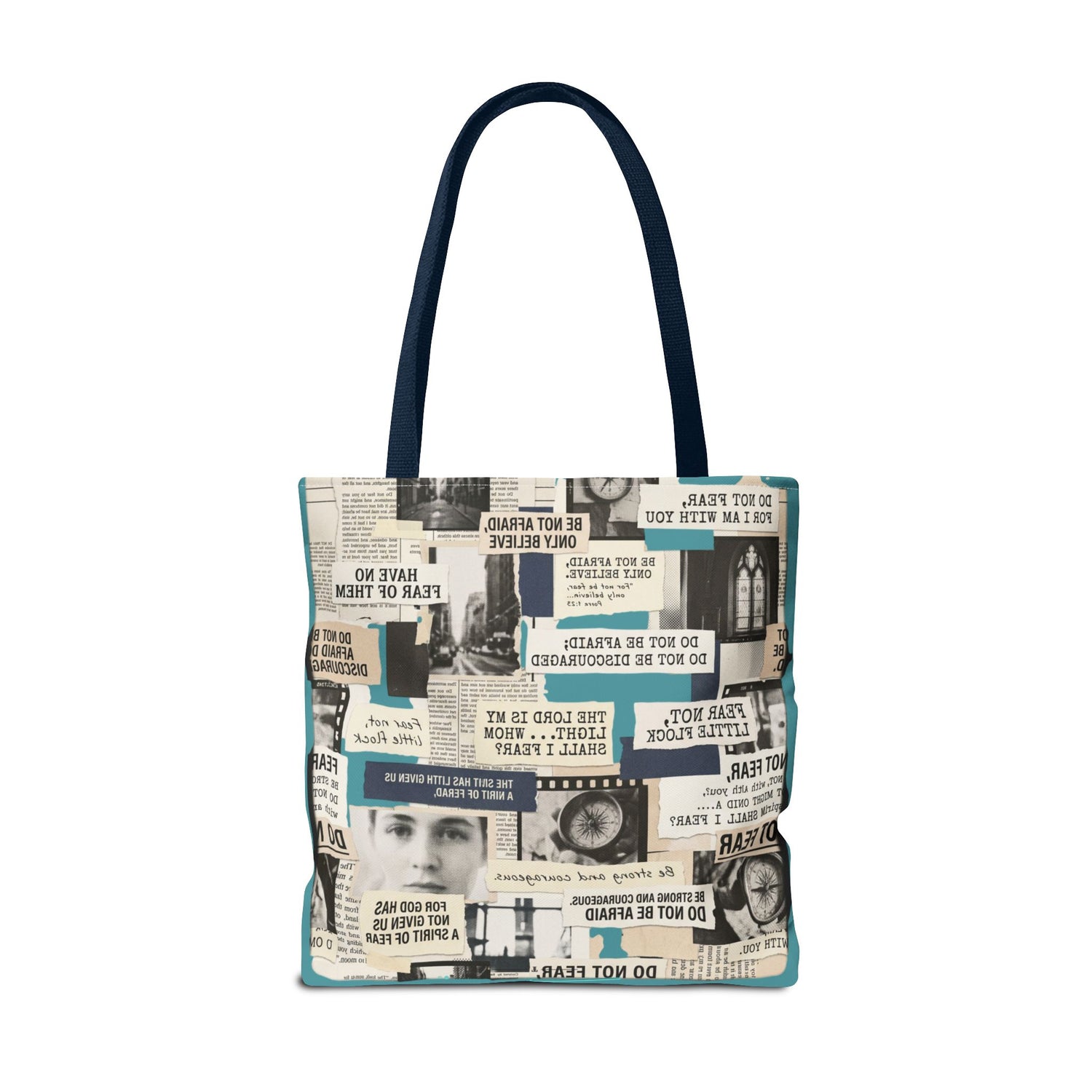 "Do Not Be Afraid" Graphic Tote Bag — Reusable Canvas Bag
