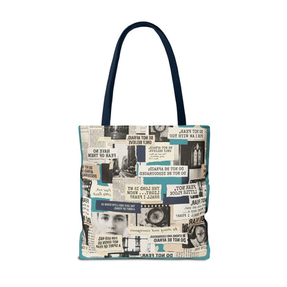 "Do Not Be Afraid" Graphic Tote Bag — Reusable Canvas Bag