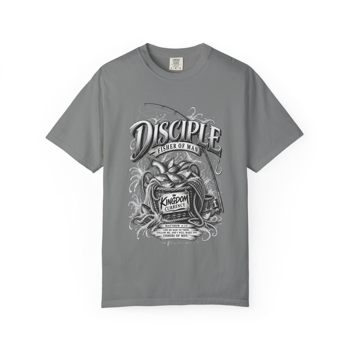 Disciple Fisher of Men Graphic T-Shirt — Fishing Design