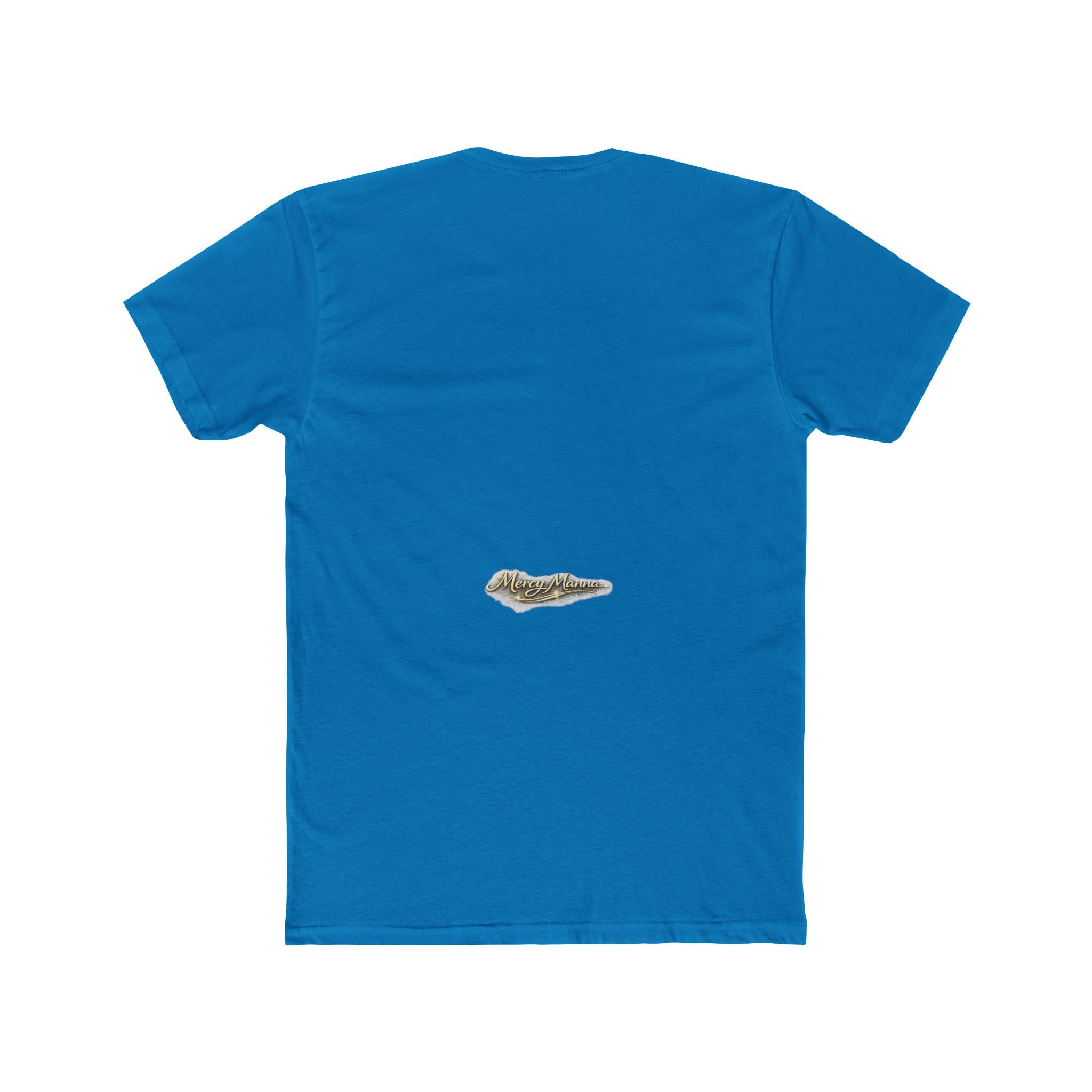 Not By Might Tee — Zechariah 4:6 Vintage Cloud Typography