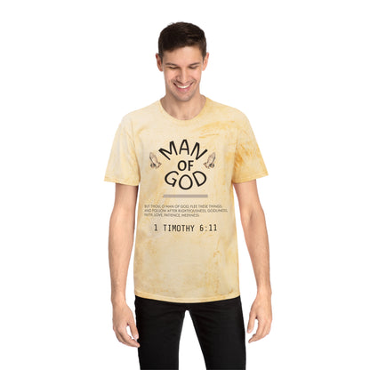 Man of God Tie-Dye T-Shirt — 1 Timothy Graphic Tee