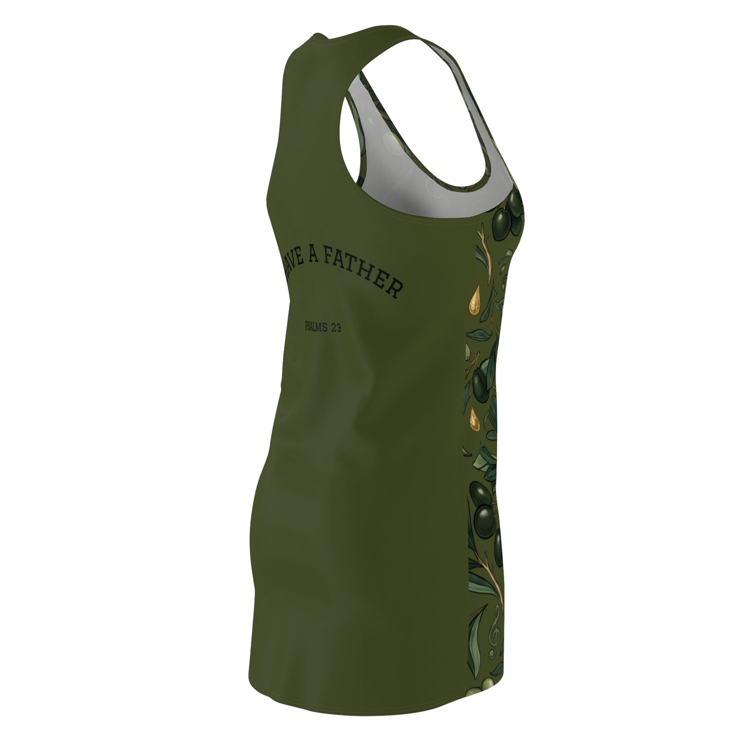"I Have a Father" Psalms 23 Cut &amp; Sew Racerback Dress — Women&