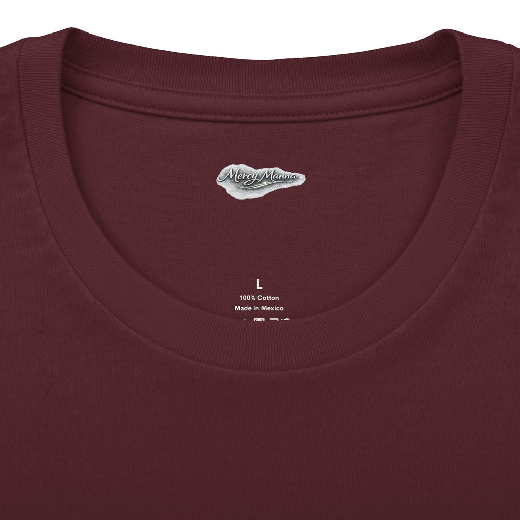Not By Might Tee — Zechariah 4:6 Vintage Cloud Typography
