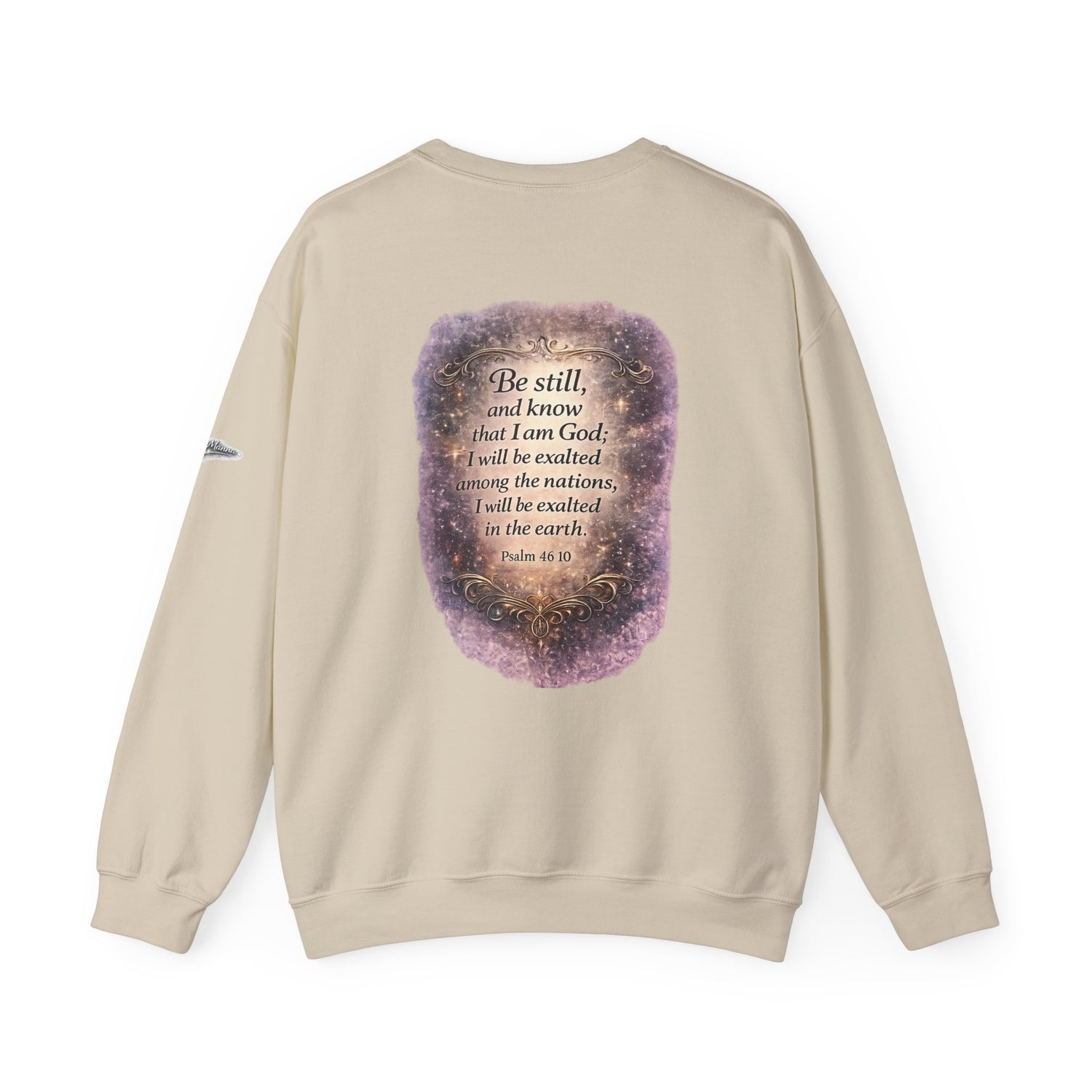 "Be Still" Graphic Crewneck Sweatshirt — Unisex Fleece Pullover
