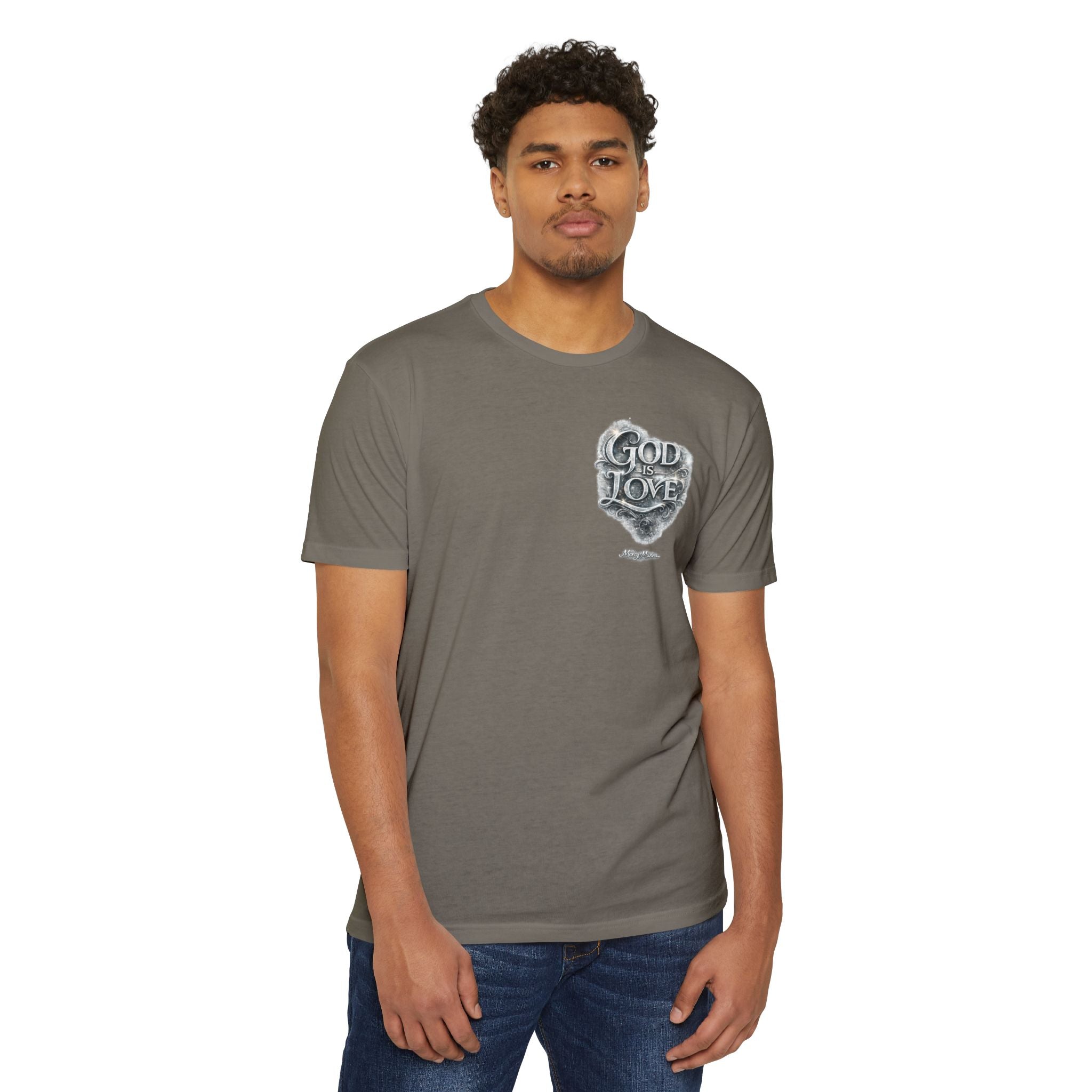 Christian Faith T-Shirt — "God Is Love" Chest-Print Graphic Tee
