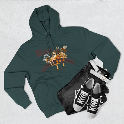"Be Christlike" Honeybee Graphic Pullover Hoodie — Unisex Fleece Sweatshirt