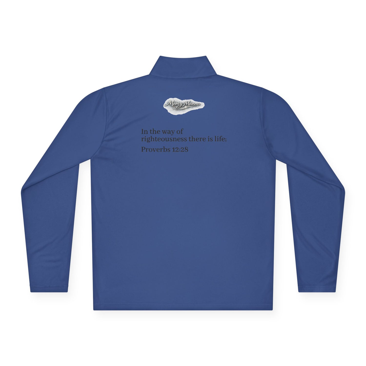 "Breastplate of Righteousness" Quarter-Zip Pullover — Unisex Graphic Sweatshirt