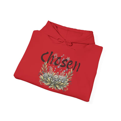 "Chosen &amp; Set Apart" Olive Leaf Graphic Pullover Hoodie — Unisex Sweatshirt