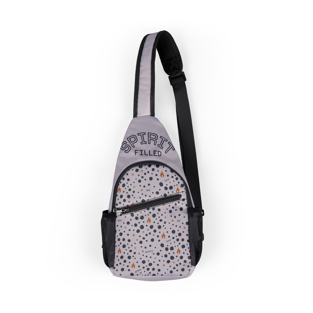"Spirit Filled" Graphic Chest Bag — Compact Crossbody Bag