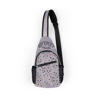 "Spirit Filled" Graphic Chest Bag — Compact Crossbody Bag