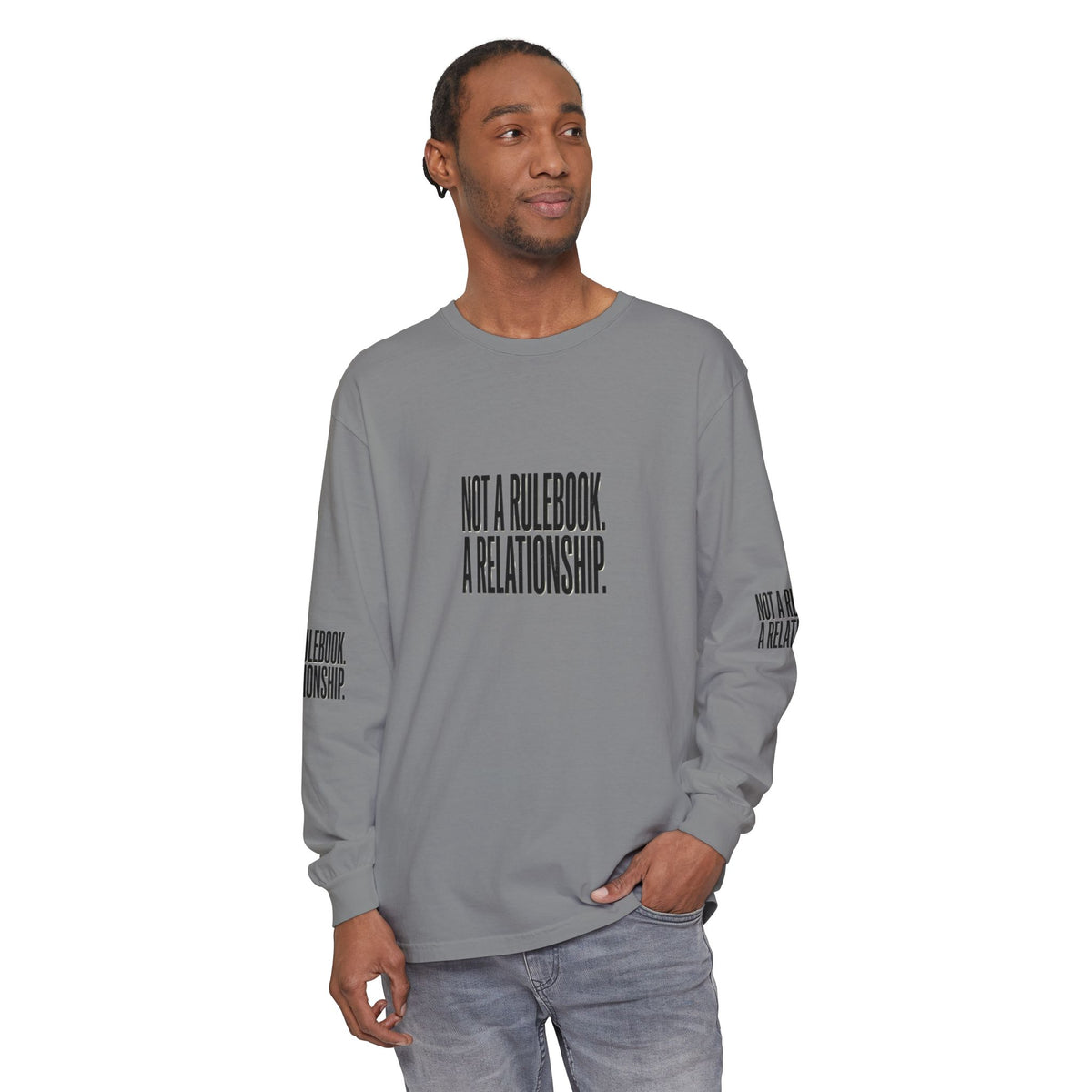 Mercy Manna Not a Rulebook a Relationship Long Sleeve T-Shirt