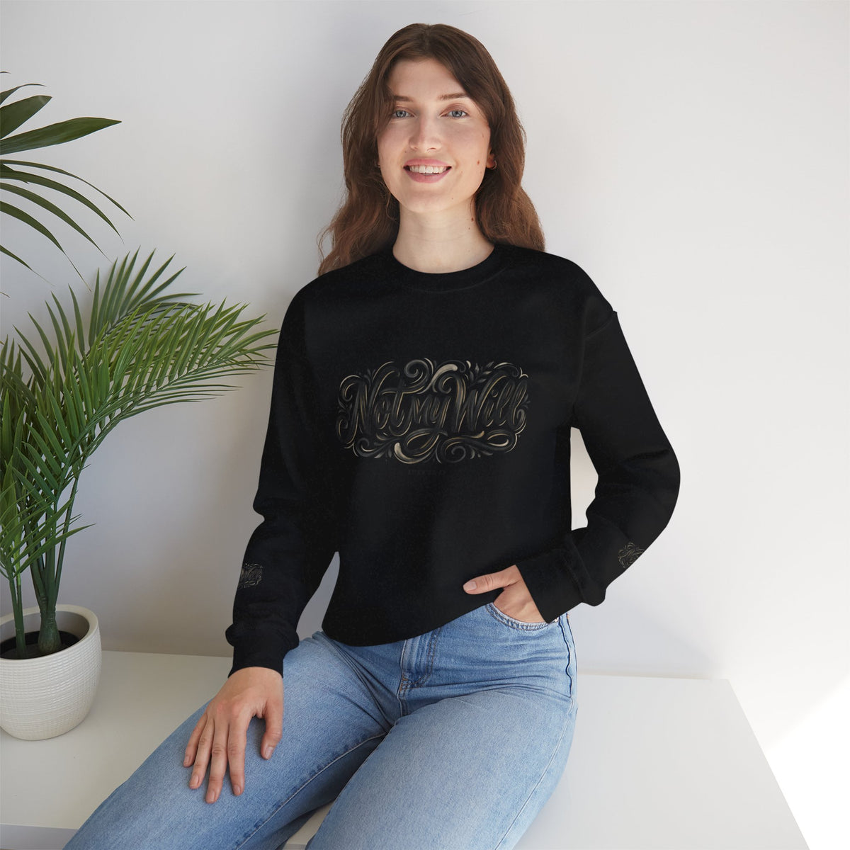 Not My Will Crewneck — Christian Faith Sweatshirt