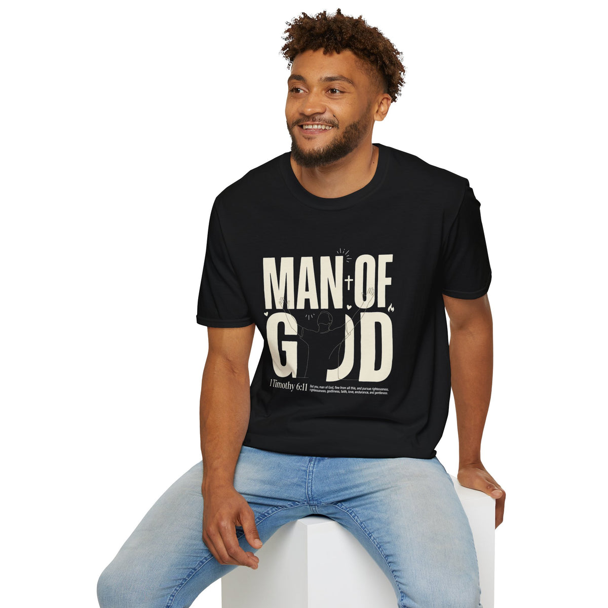 Man of God Graphic T-Shirt — Bold LOVE Tee