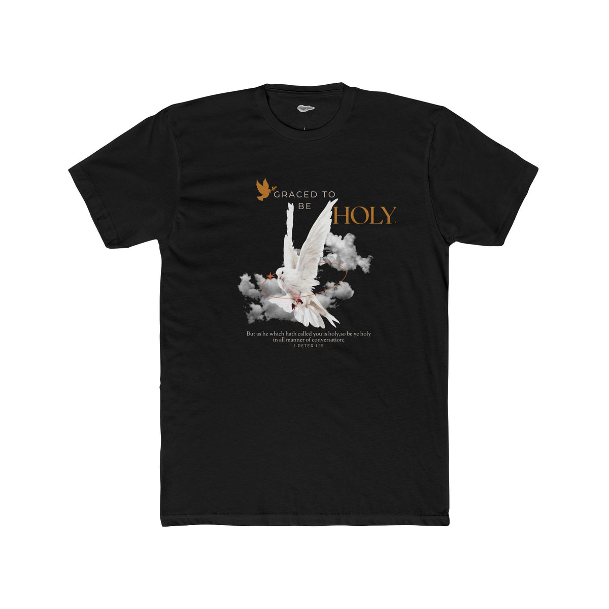 Holy Dove Minimalist Graphic Tee — Unisex Cotton T-Shirt