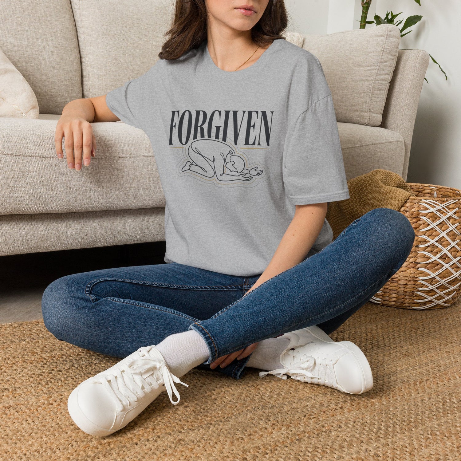 "Forgiven" Graphic Tee — Unisex Cotton T-Shirt