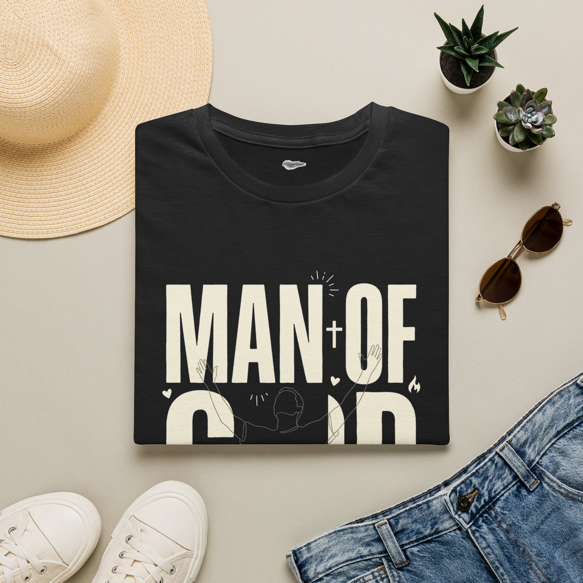 Man of God Graphic T-Shirt — Bold LOVE Tee