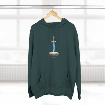 "Hebrews 4:12" Sword Graphic Pullover Hoodie — Unisex Fleece Sweatshirt