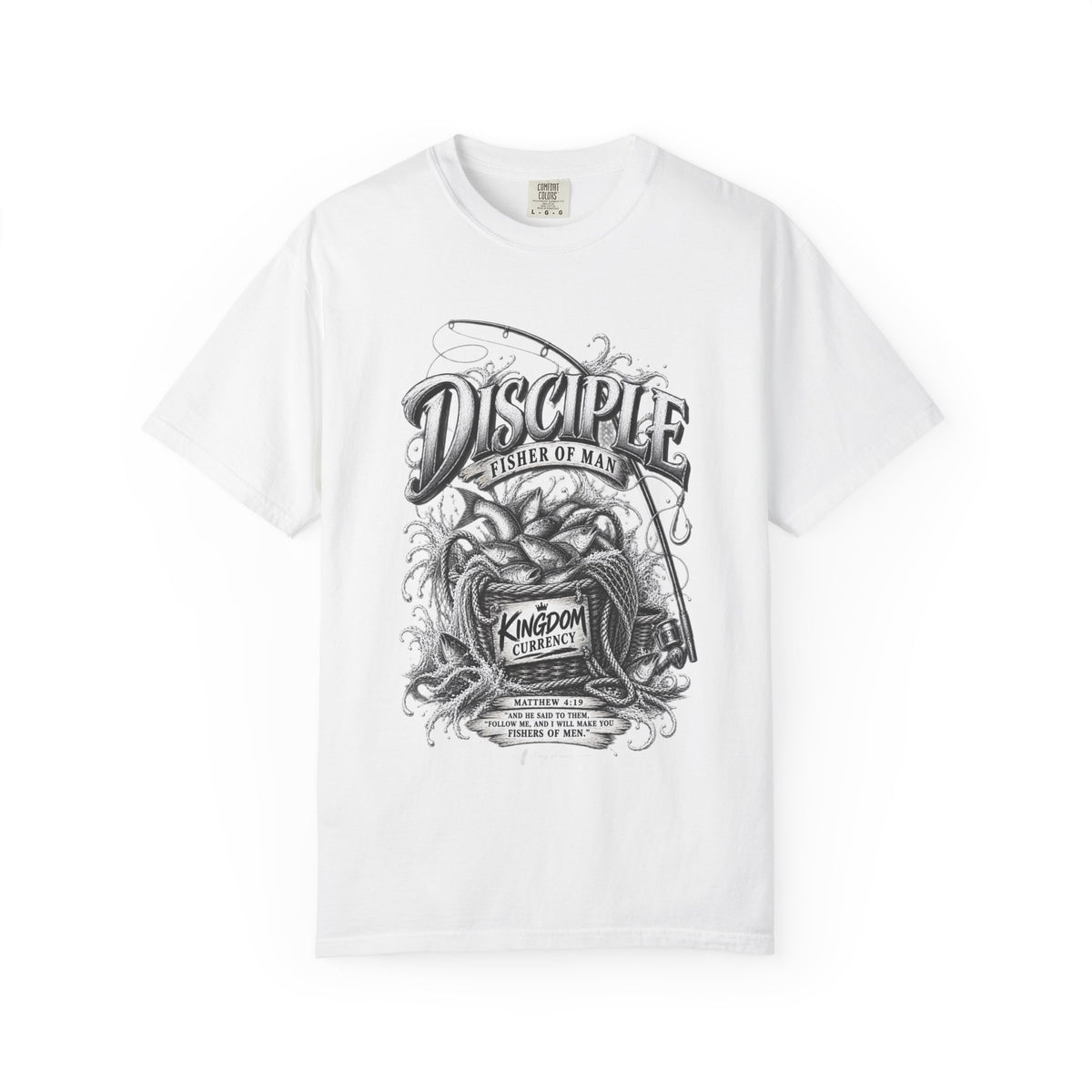 Disciple Fisher of Men Graphic T-Shirt — Fishing Design