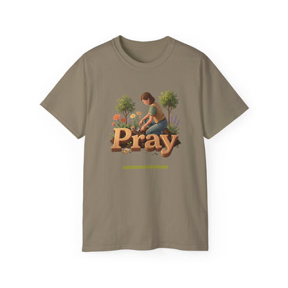 Pray Graphic Tee — Unisex Cotton T-Shirt