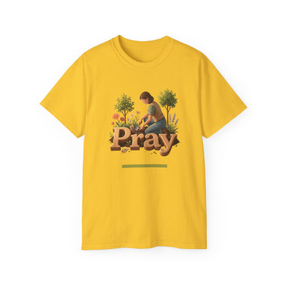 Pray Graphic Tee — Unisex Cotton T-Shirt