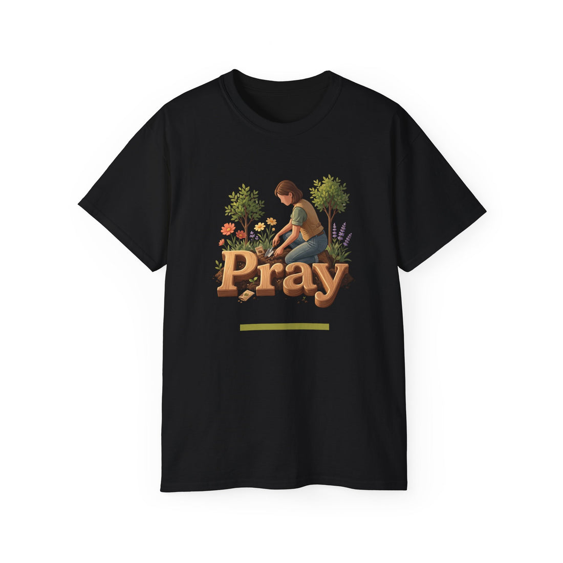Pray Graphic Tee — Unisex Cotton T-Shirt