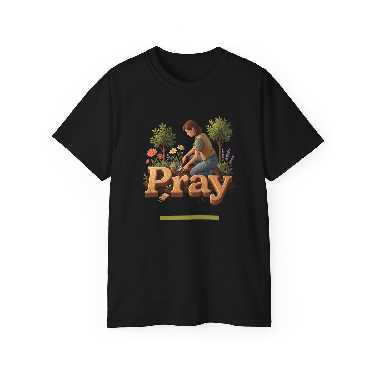Pray Graphic Tee — Unisex Cotton T-Shirt