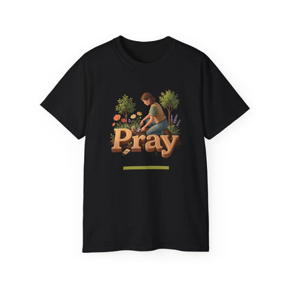 Pray Graphic Tee — Unisex Cotton T-Shirt