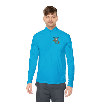 "Breastplate of Righteousness" Quarter-Zip Pullover — Unisex Graphic Sweatshirt