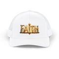 Faith Trucker Cap — Gold Embossed