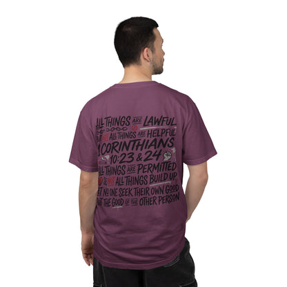 1 Corinthians 10:23-24 Scripture T-Shirt