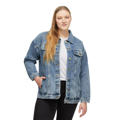 Floral Butterfly Embroidered Denim Jacket — Women&