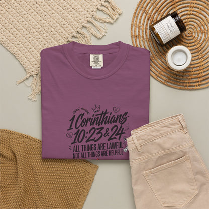 1 Corinthians 10:23-24 Scripture T-Shirt