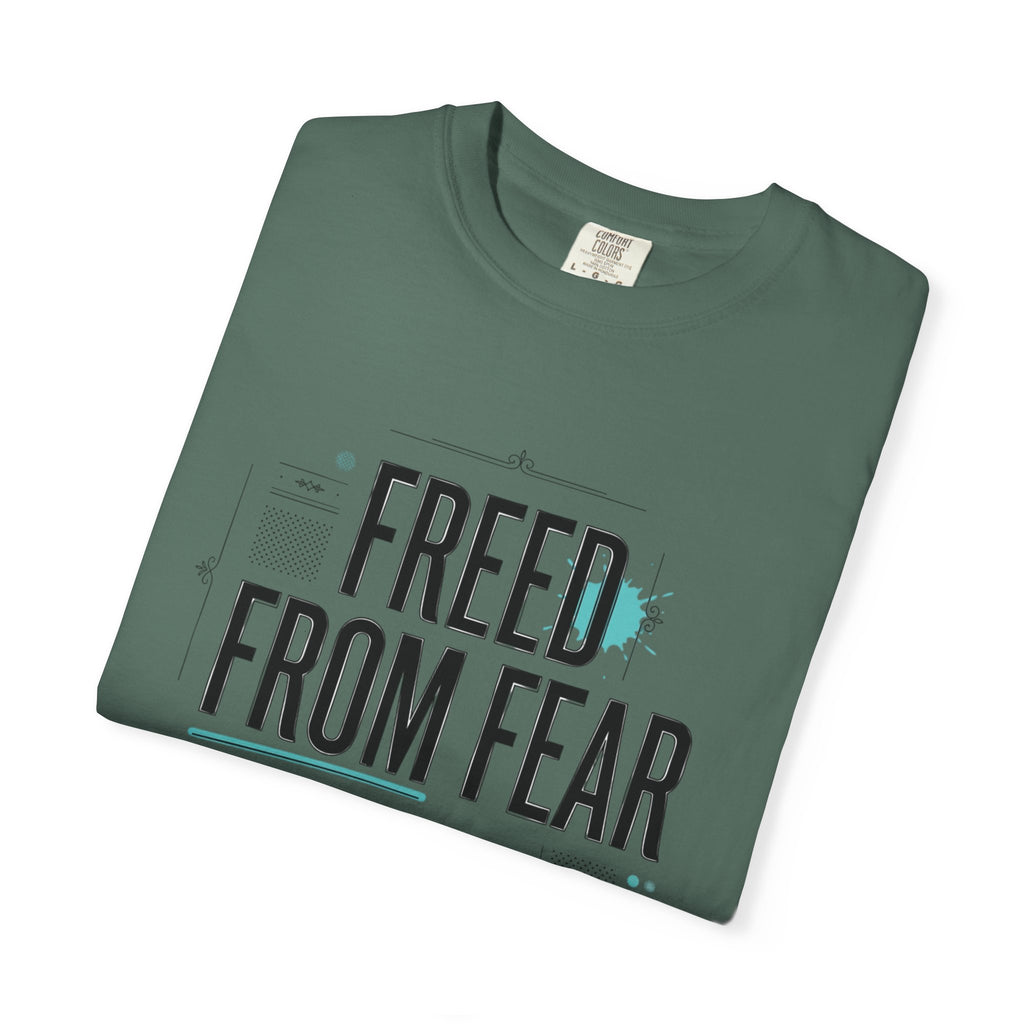 Free Indeed Unisex Garment Dyed T-Shirt – John 8:36 Faith Tee