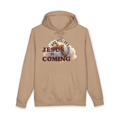 "Are You Ready?" Graphic Pullover Hoodie — Unisex Fleece Sweatshirt