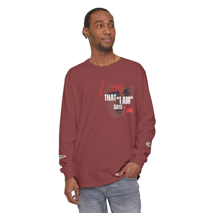 "I Am That I Am" Long Sleeve Graphic Tee — Unisex Statement Shirt