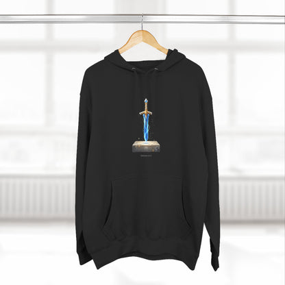 "Hebrews 4:12" Sword Graphic Pullover Hoodie — Unisex Fleece Sweatshirt