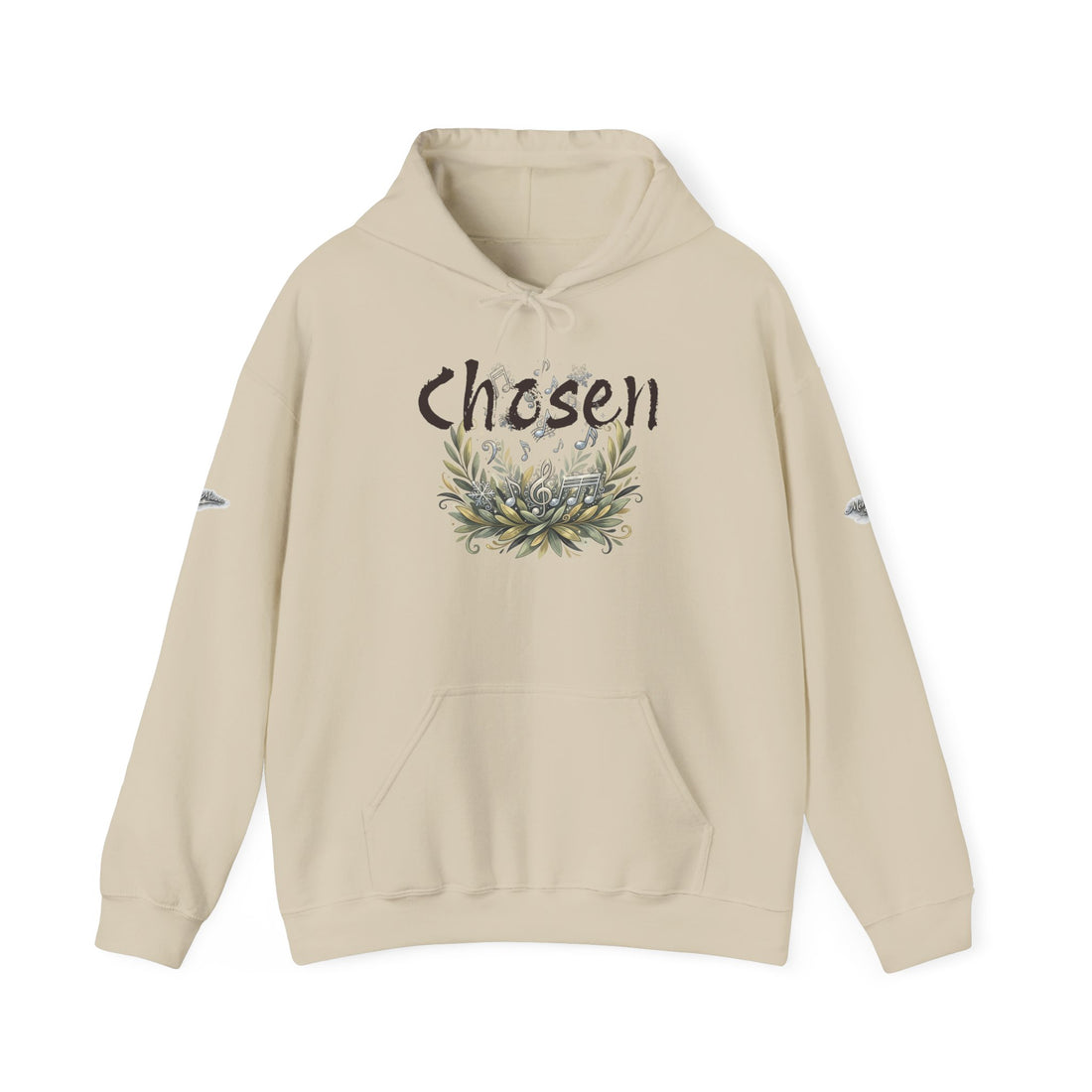 "Chosen &amp; Set Apart" Olive Leaf Graphic Pullover Hoodie — Unisex Sweatshirt