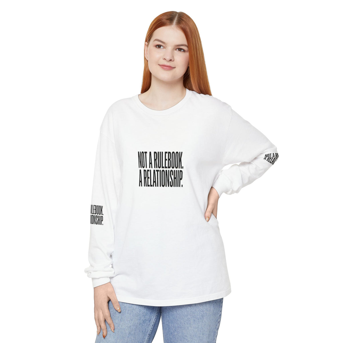 Mercy Manna Not a Rulebook a Relationship Long Sleeve T-Shirt