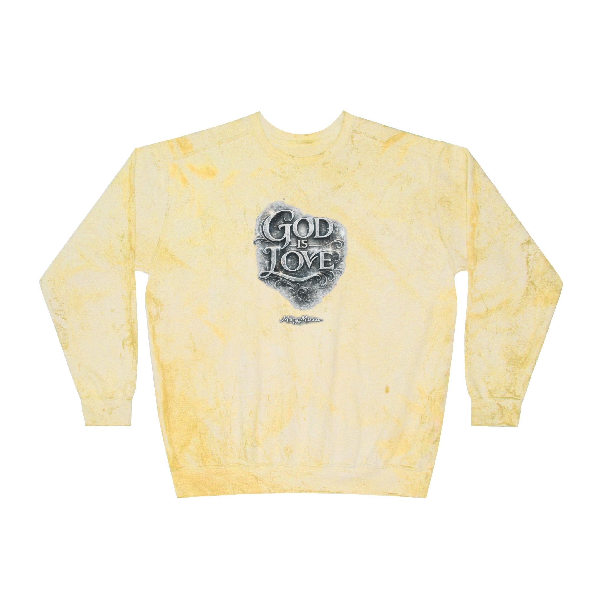 Christian Tie-Dye Sweatshirt — God Is Love Crewneck