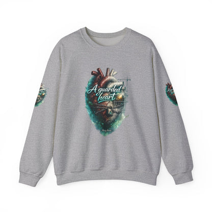 "A Guarded Heart" Crewneck Sweatshirt — Unisex Graphic Pullover