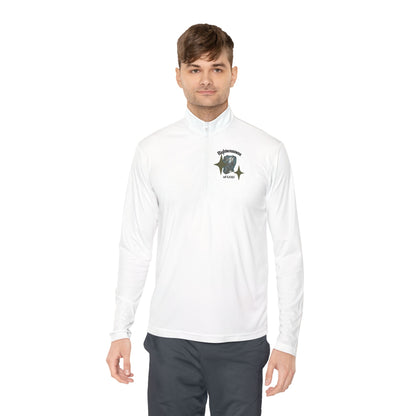 "Breastplate of Righteousness" Quarter-Zip Pullover — Unisex Graphic Sweatshirt