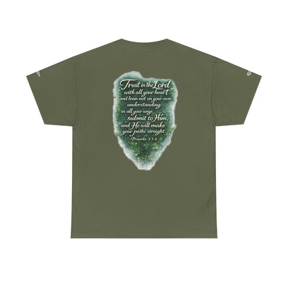 "A Guarded Heart" Graphic Tee — Unisex Cotton T-Shirt