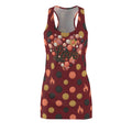 Love Racerback Dress — Heart & Flame Polka Dot Print