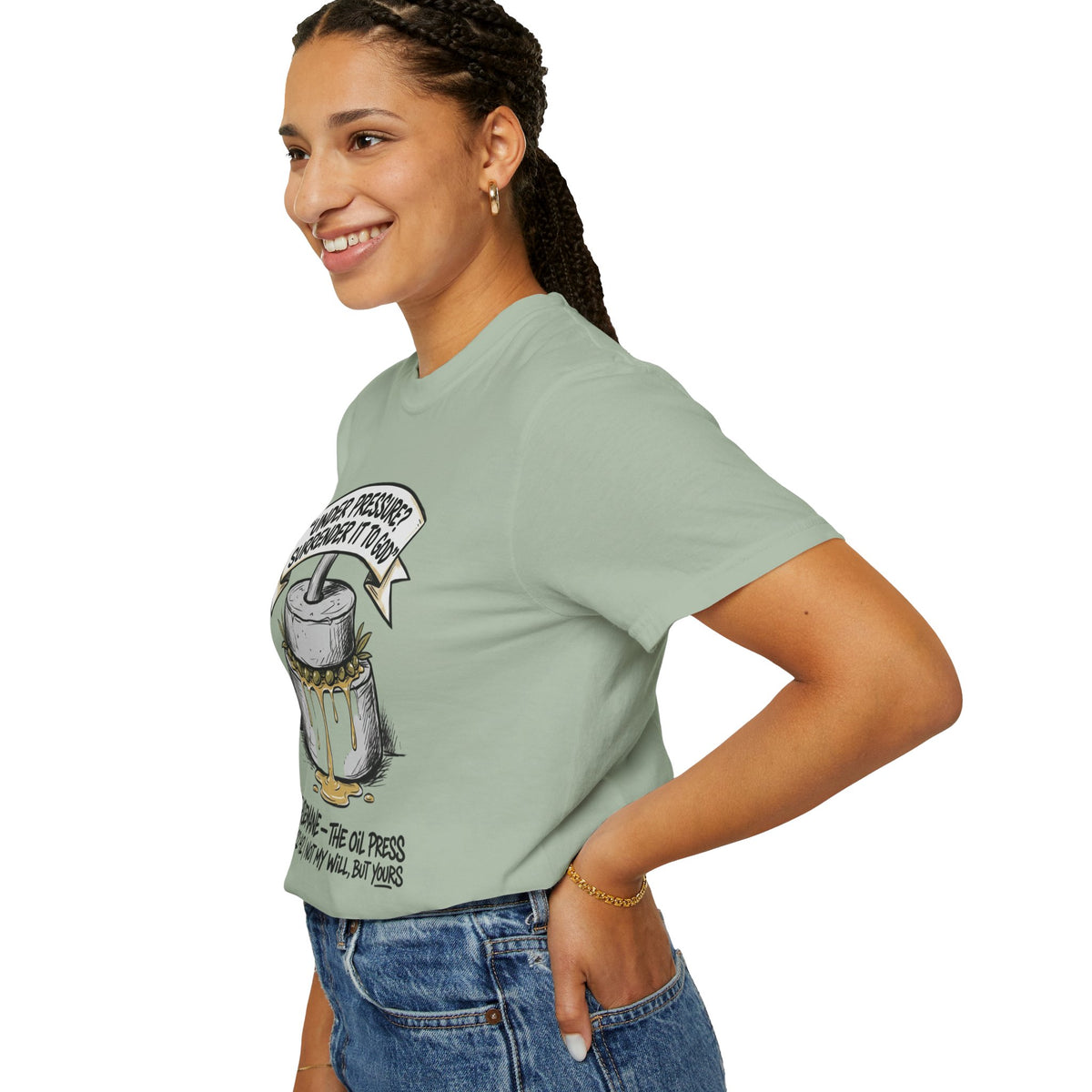 Gethsemane Tee — Under Pressure Surrender It to God Christian Shirt